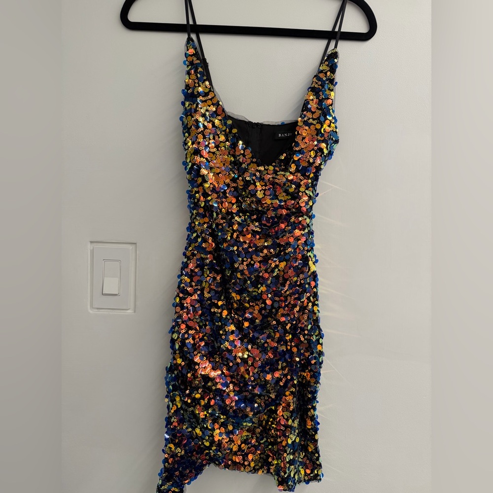 Banjul Vibrant Sequin Mini Dress